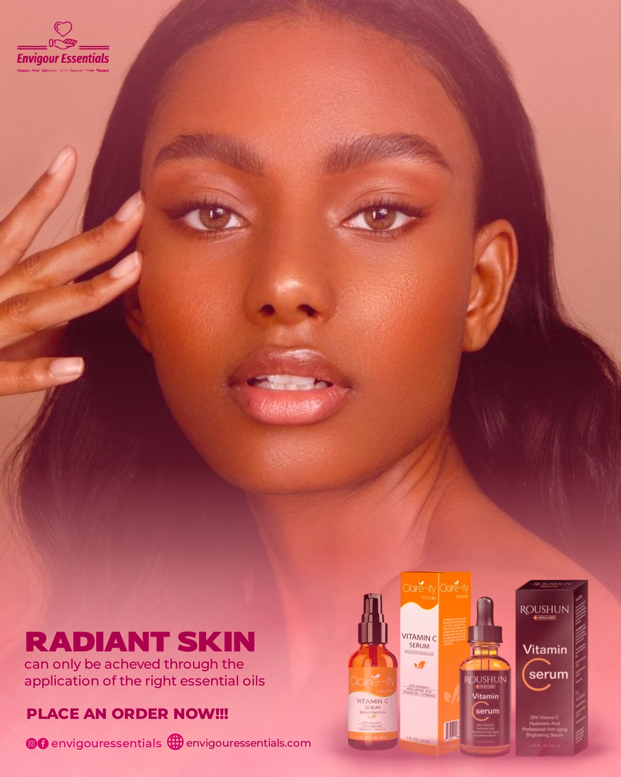 Envigour serum flyer